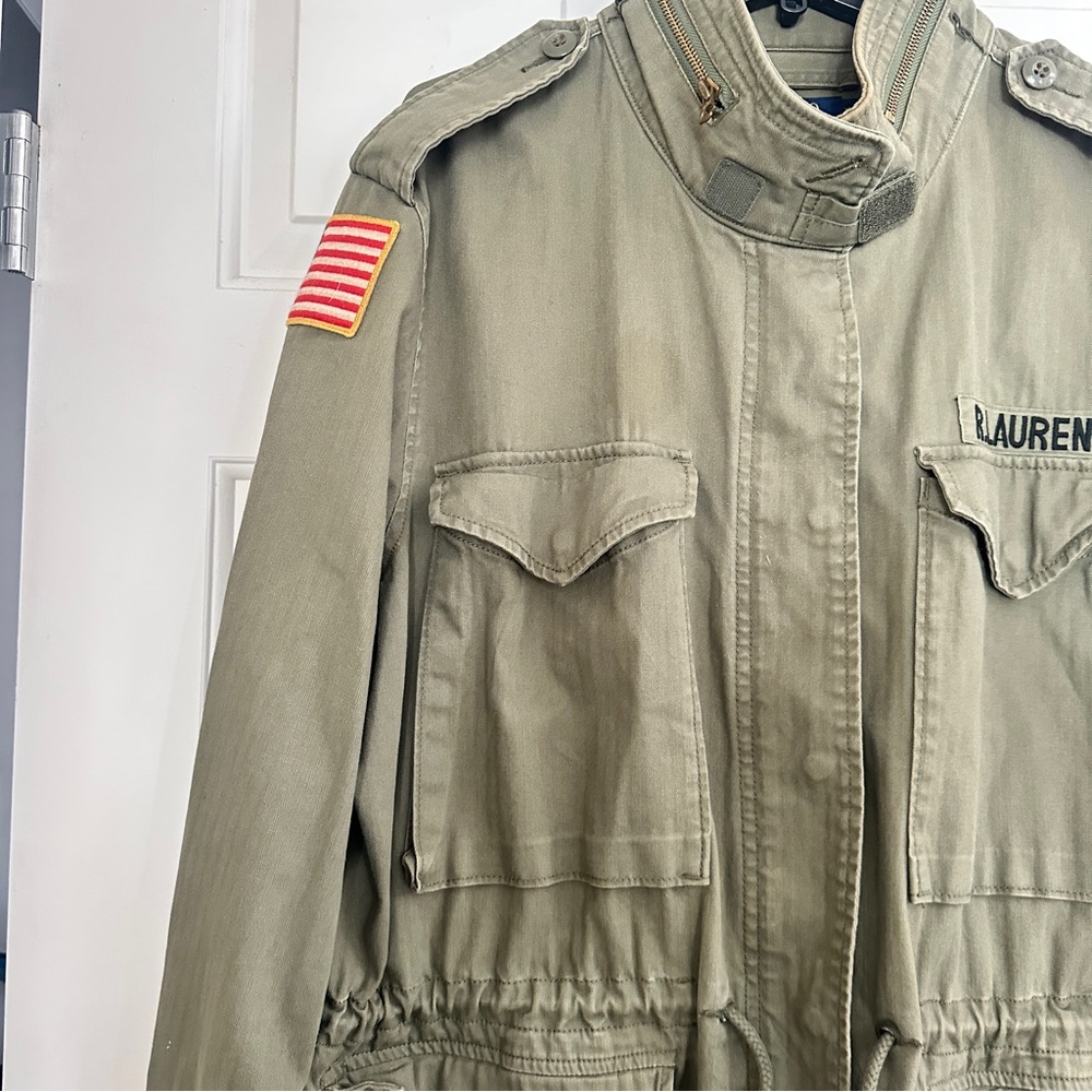 Polo by Ralph Lauren Women’s Olive Military Jacket - Picture 3 of 7